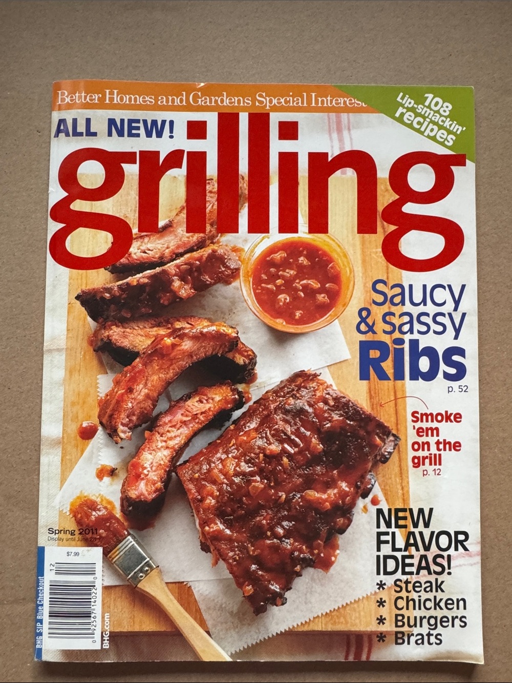 5/$15 Better Homes And Gardens Grilling Magazine